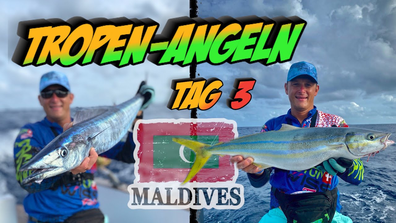 Tropen-Angeln Malediven Tag 3 | Wahoo & starker Yellowfin im Indischen Ozean!