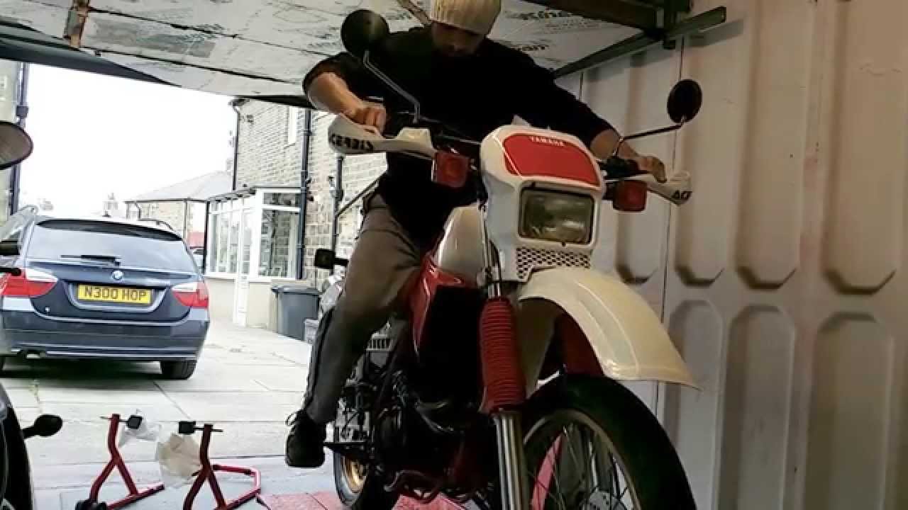 Yamaha XT600 2KF first start since rebuild