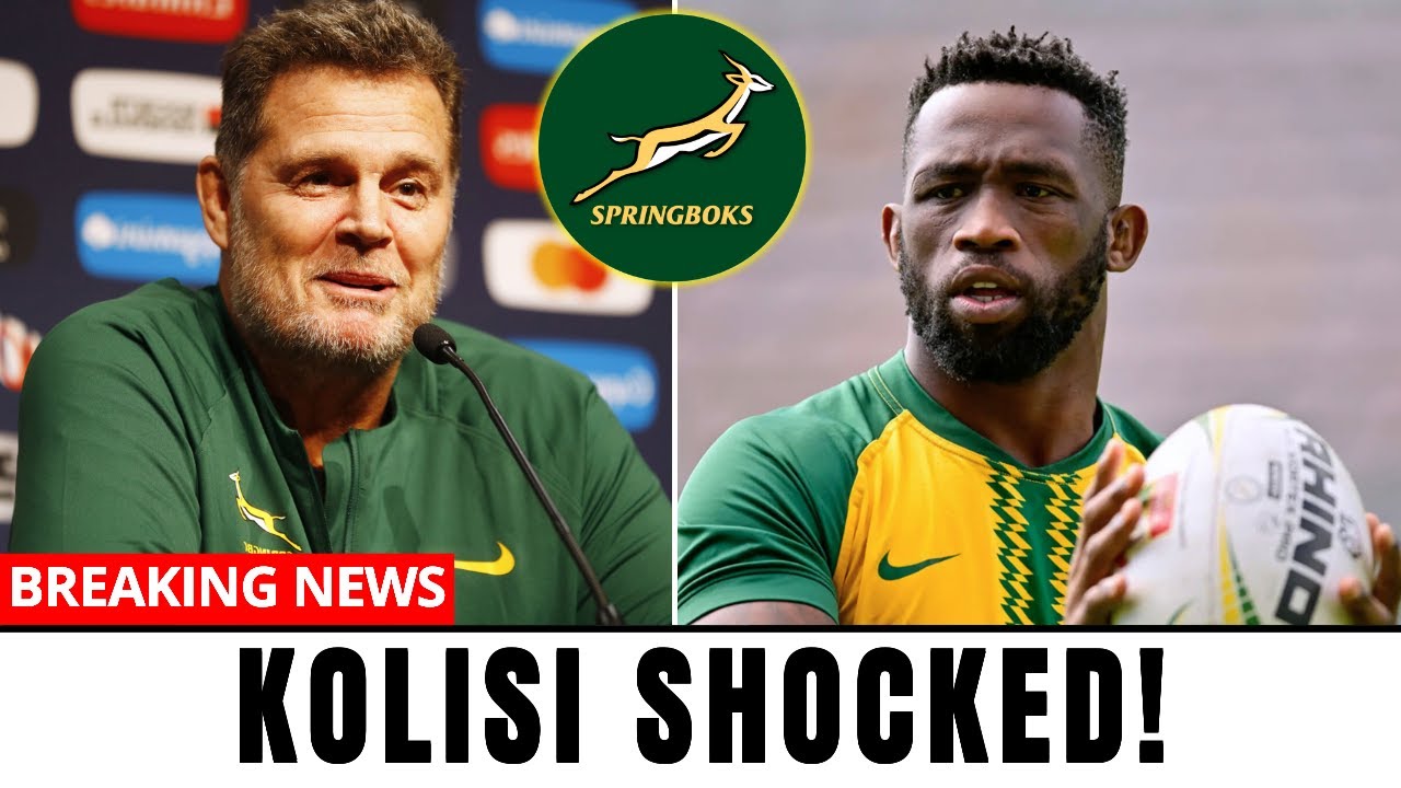🚨 RASSIE ERASMUS STUNS EVERYONE WITH KOLISI DECISION! NO ONE EXPECTED IT!🚨 -  SPRINGBOKS NEWS 😱