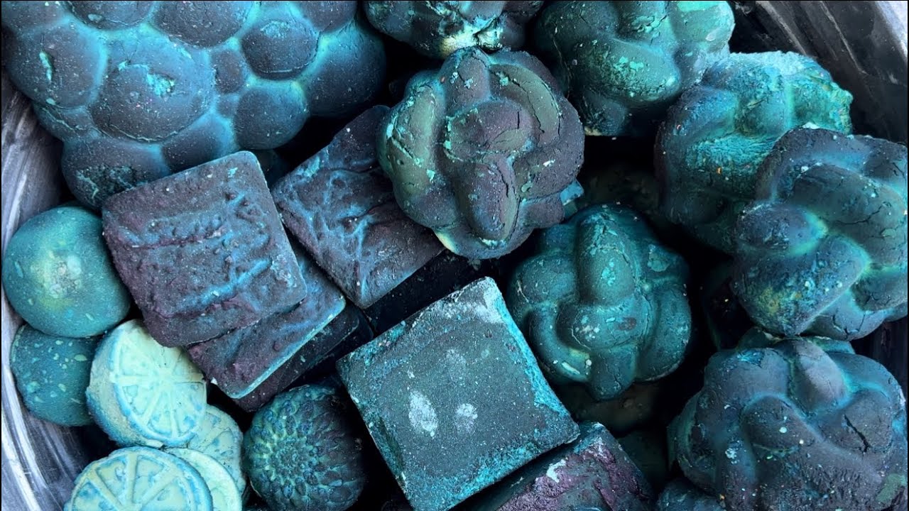 Teal Gymchalk Mass Crush • Dusty Reforms • Oddly Satisfying • Sleep Aid • Crunchy ASMR