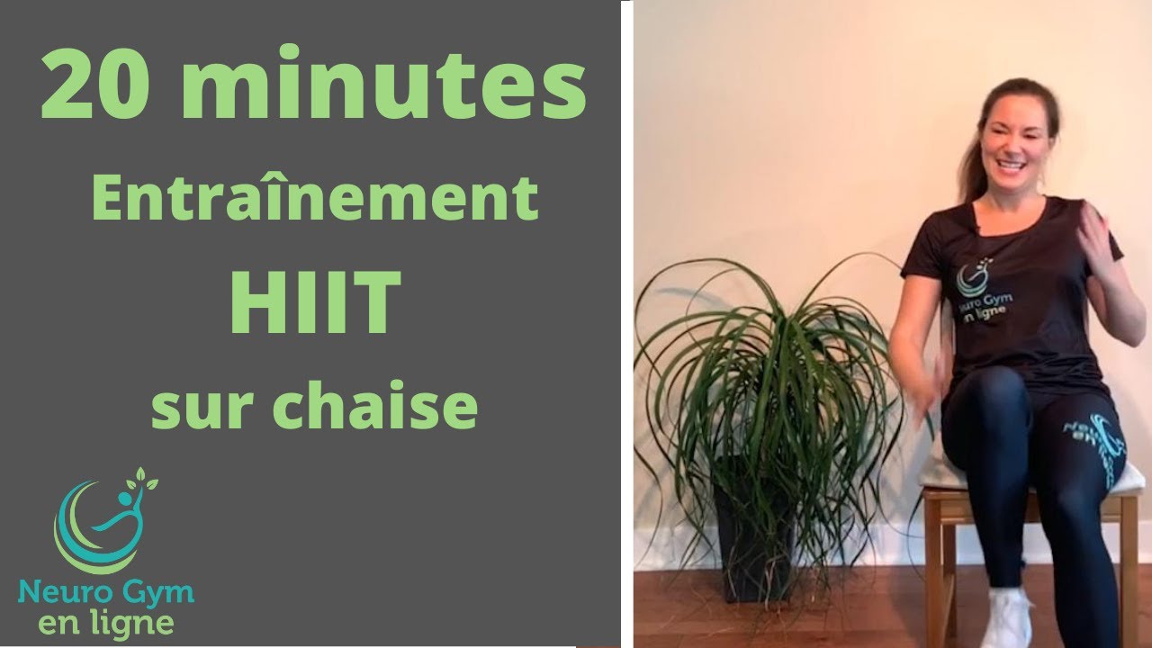 HIIT sur chaise │20 minutes