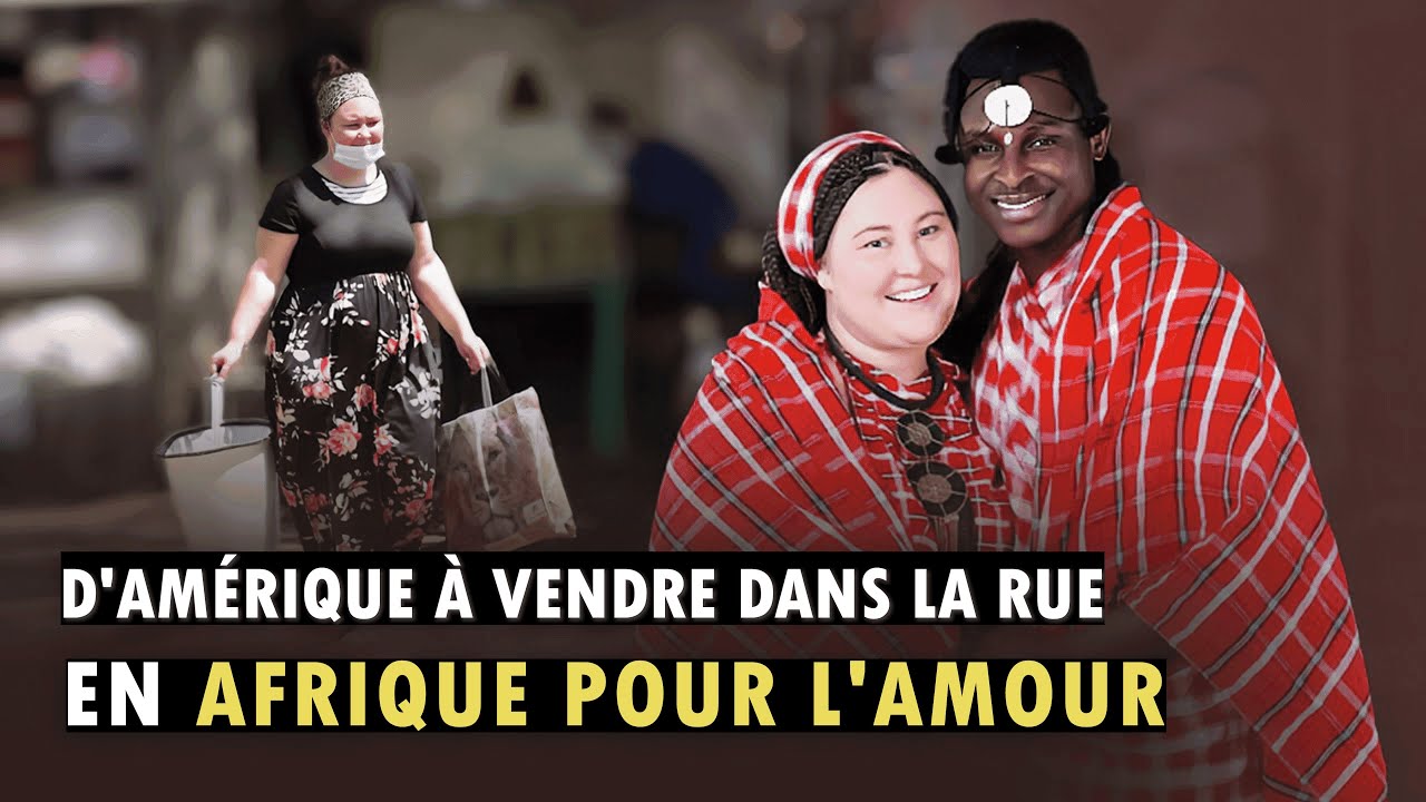 Elle A Quitté l'Amérique Pour Devenir Une Vendeuse De Rue En Afrique Par Amour Pour Un  Africain