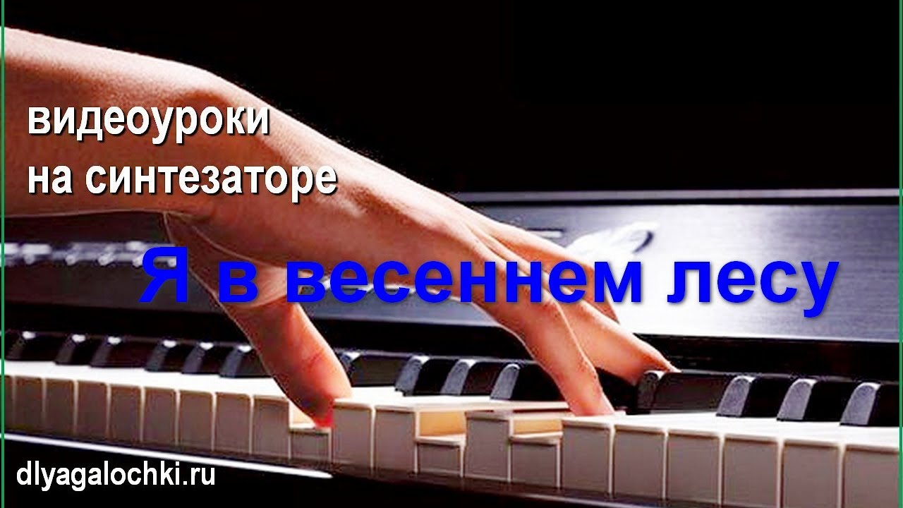Я в весеннем лесу видеоурок