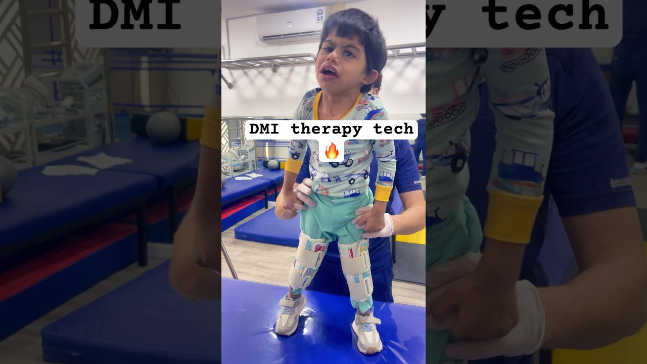 DMI therapy techniques 🤩| motor developmental delay warrior 💪| #pediatricphysicaltherapy ✅