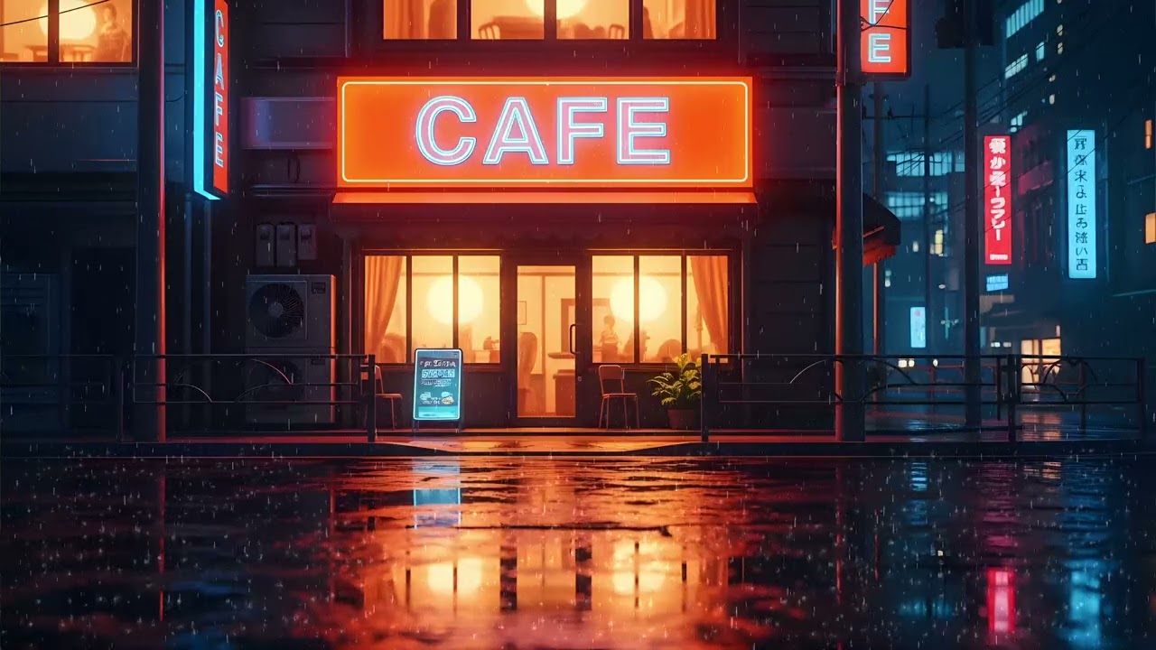 Rainy Night in Tokyo - Chill Lofi Beats to Study/Relax