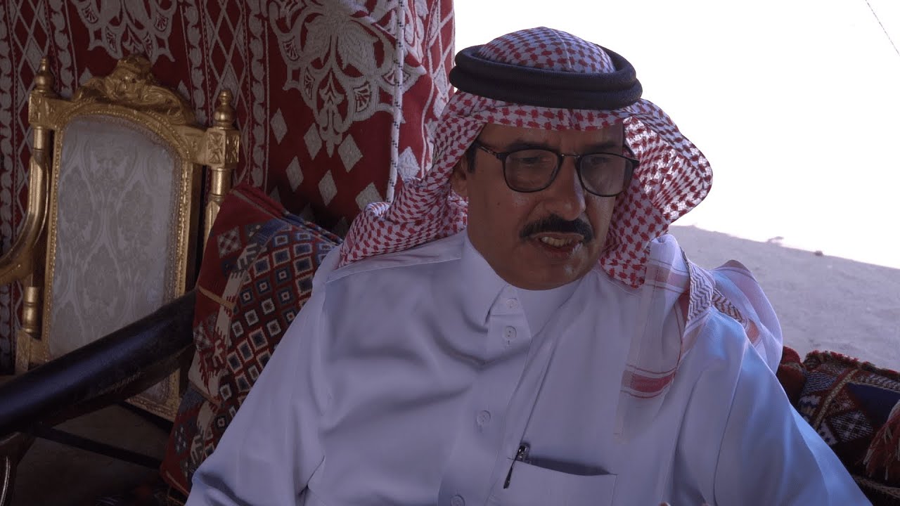لقاء مع لقاء مع مالك الابل  غضبان نواش النومسيالمشارك في #مزاد_حفر_الباطن_نسخته_الثالثه
