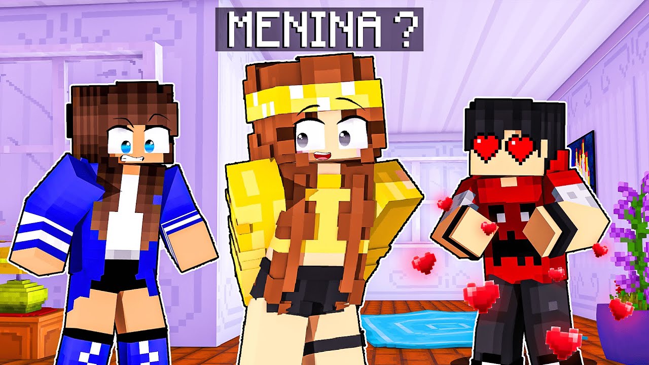ALEX MONTE VIROU uma MENINA no Minecraft! ‹ Alex ›