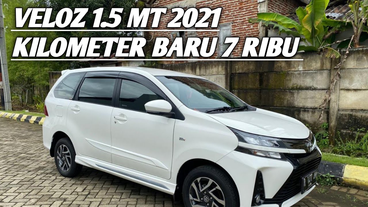 TOYOTA NEW VELOZ 1.5 MT 2021 PUTIH KILOMETER BARU 7 RIBU