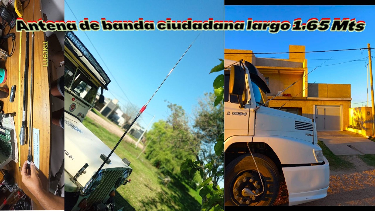 Antena bobinada corta 👈 #parati #qso #lu6jku #antenna #radioaficionado #qrz #px #fyp #cargueros