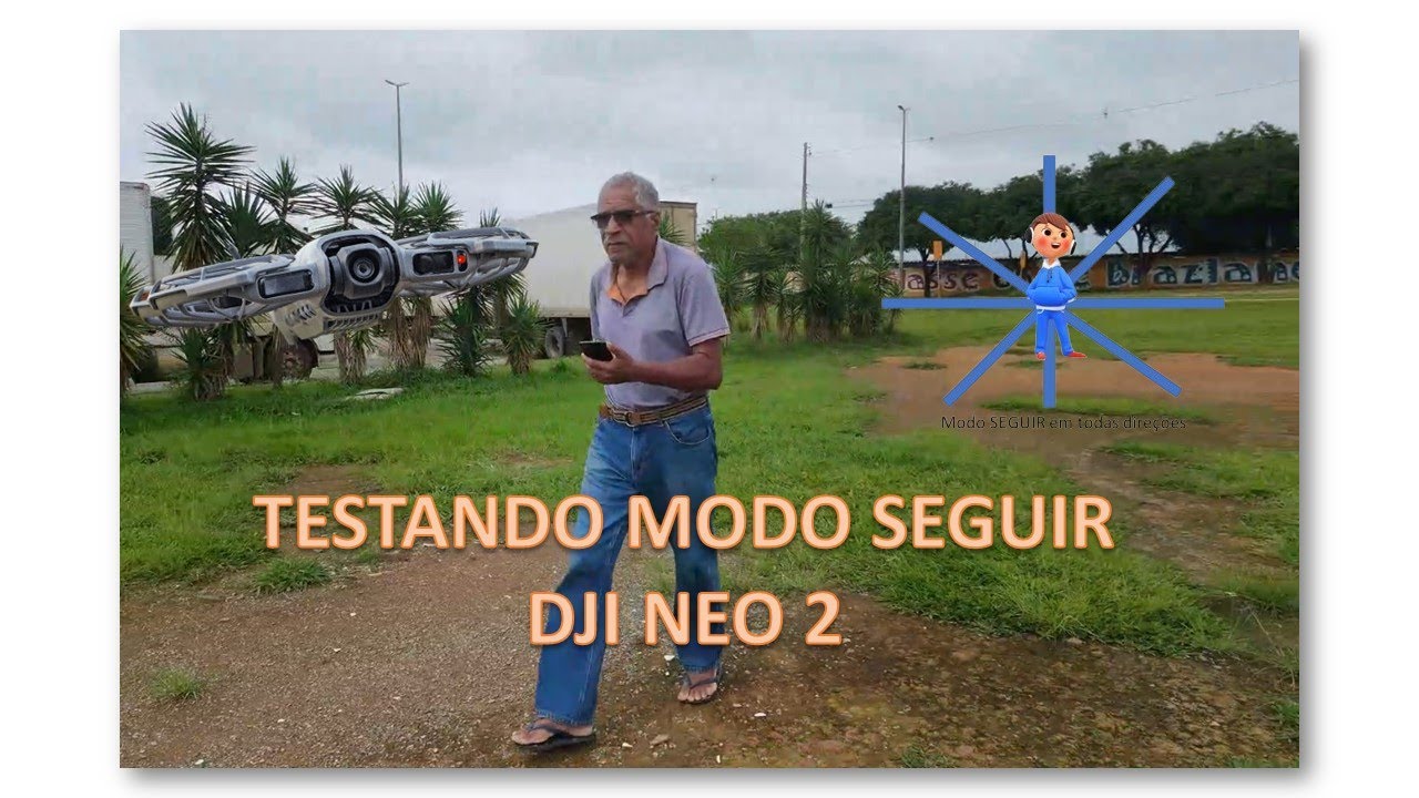 Testando o modo SEGUIR no NEO 2