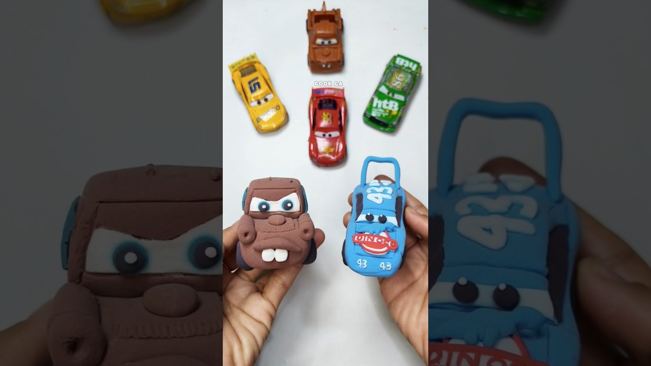 Tomica's pixar Cars Robocar poli 34 #cars #automobile #toys #mcqueen #clay #hotwheels #mainan