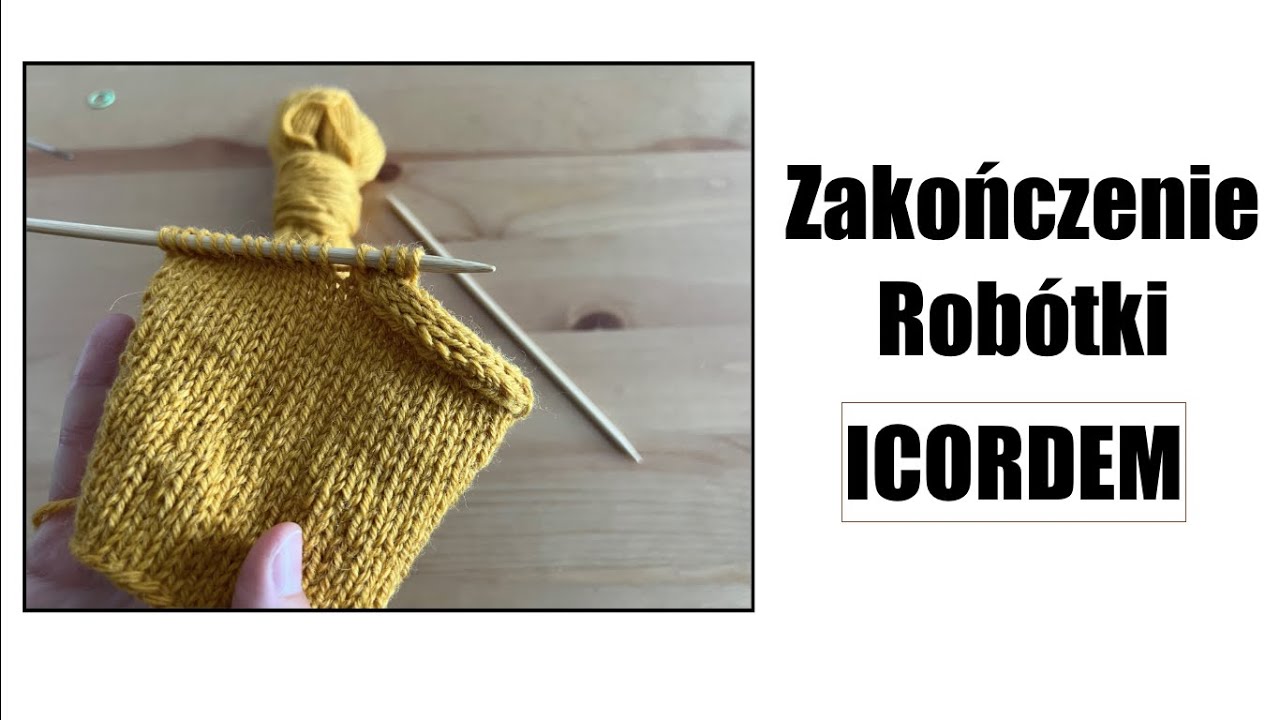 Zakończenie rob&oacute;tki ICordem.