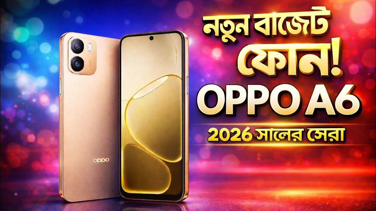 ২০২৬ সালের নতুন OPPO A6 Review | 7000mAh Battery, Big Display & Smooth Performance