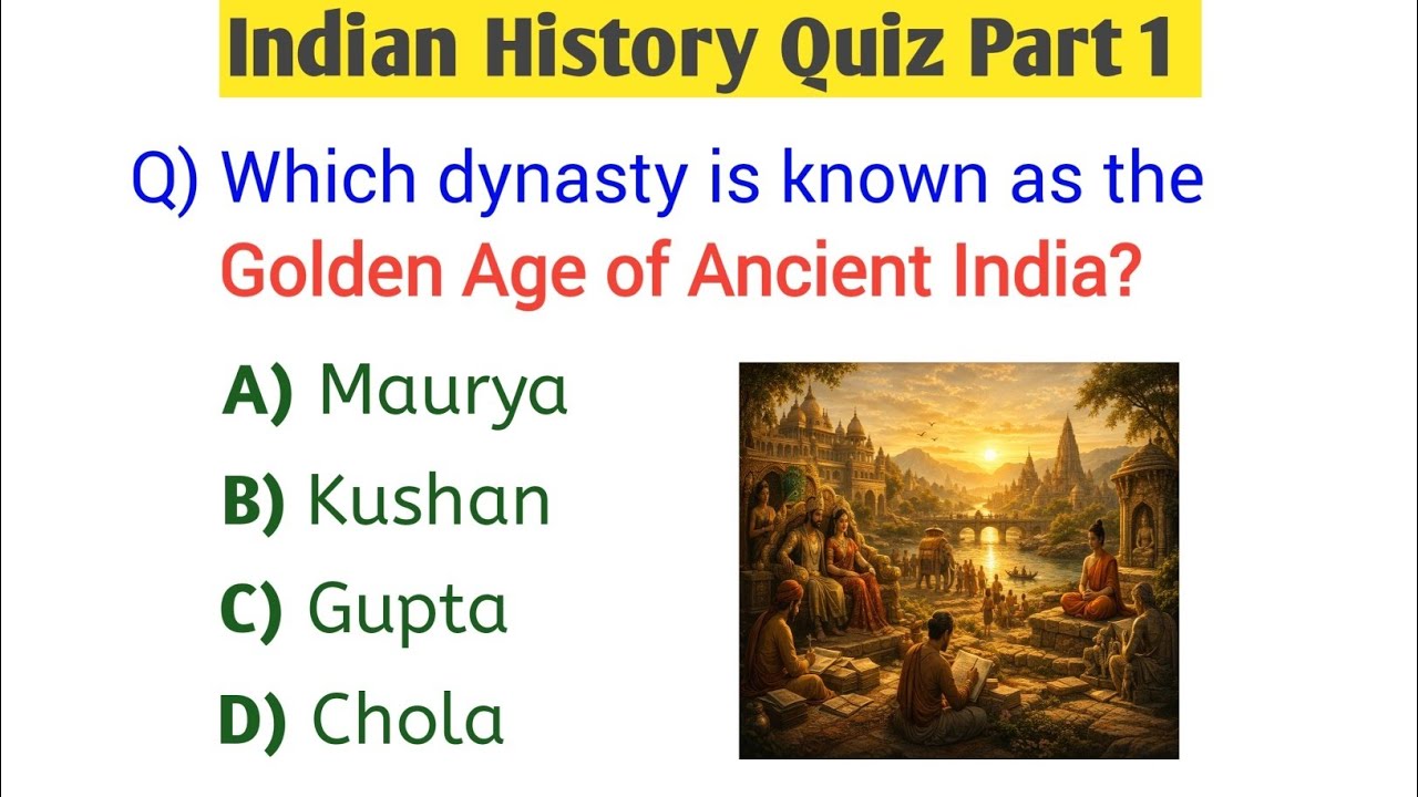 Indian History Quiz 🇮🇳 | Part 1 | Do You Know This Chapter of History?
