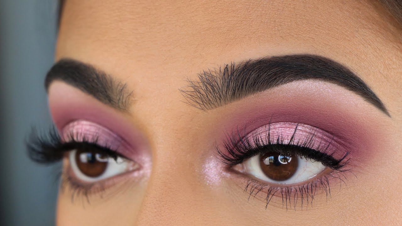 Huda Beauty New Nude Purple Halo Eye Tutorial | Chelseasmakeup