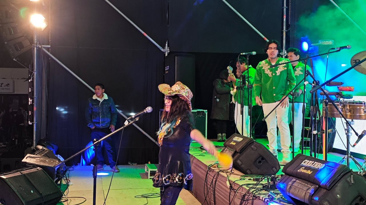 LOS DESTELLOS EDITH DELGADO CUMBIA PERUANA 2025 LA COLEGIALA de Walter leon en Vivo Huancayo 