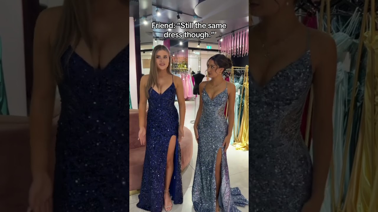 What would you do?👀 #promdressshopping #prom #formaldresses #promdress #dress #fashion