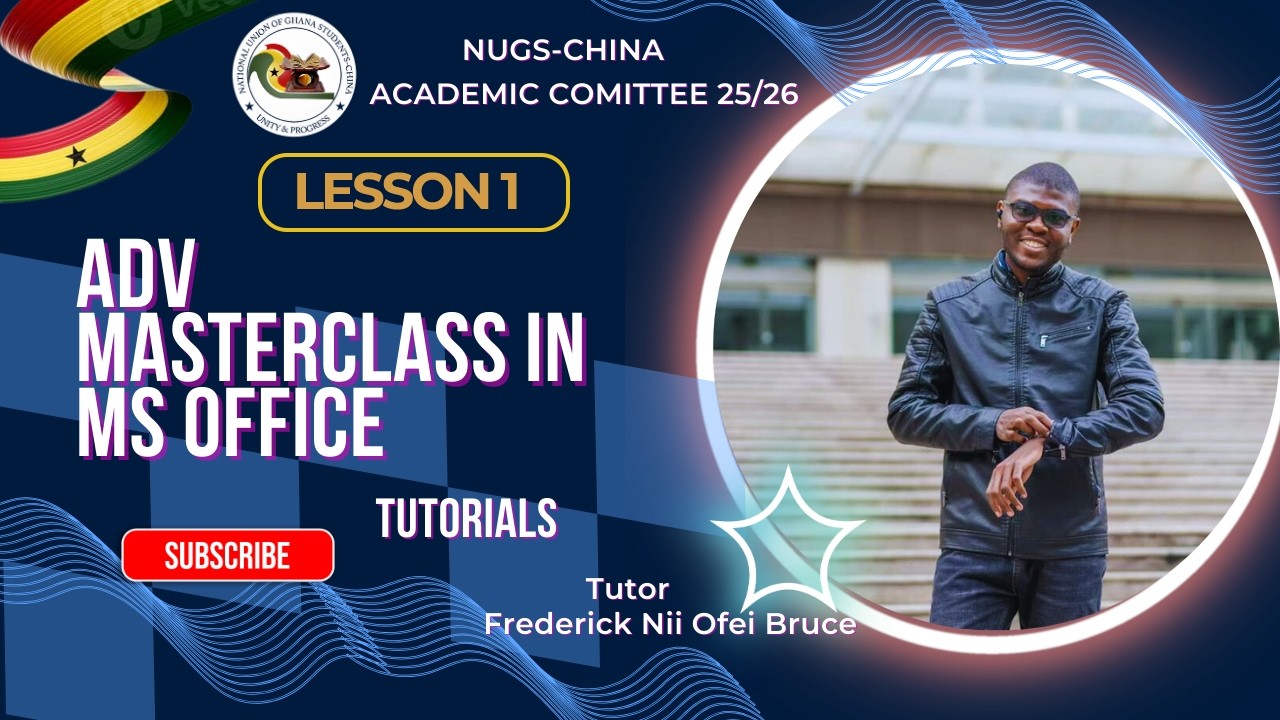 Advanced Microsoft Office Suite_AMS_Lesson 1