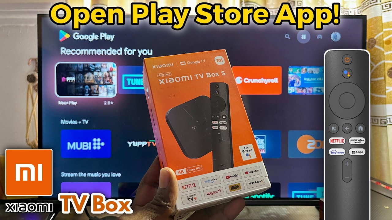 Xiaomi TV Box: How to Open Google Play Store
