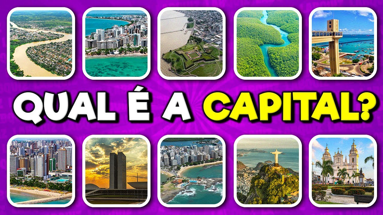 QUIZ GEOGRAFIA: QUANTAS CAPITAIS DO BRASIL VOCÊ SABE? #quiz  #labquiz