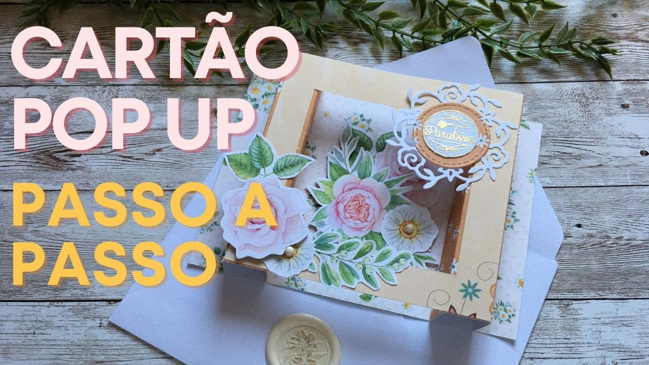 Cart&atilde;o Pop-Up com Janela 🌸 | Passo a Passo F&aacute;cil