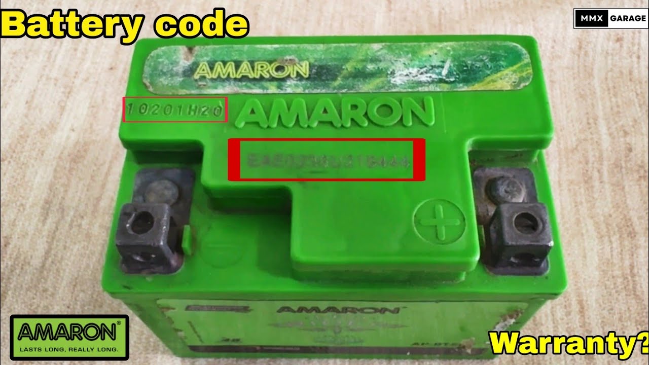 How to Check Amaron battery manufacturing Year & Month | Ep -2