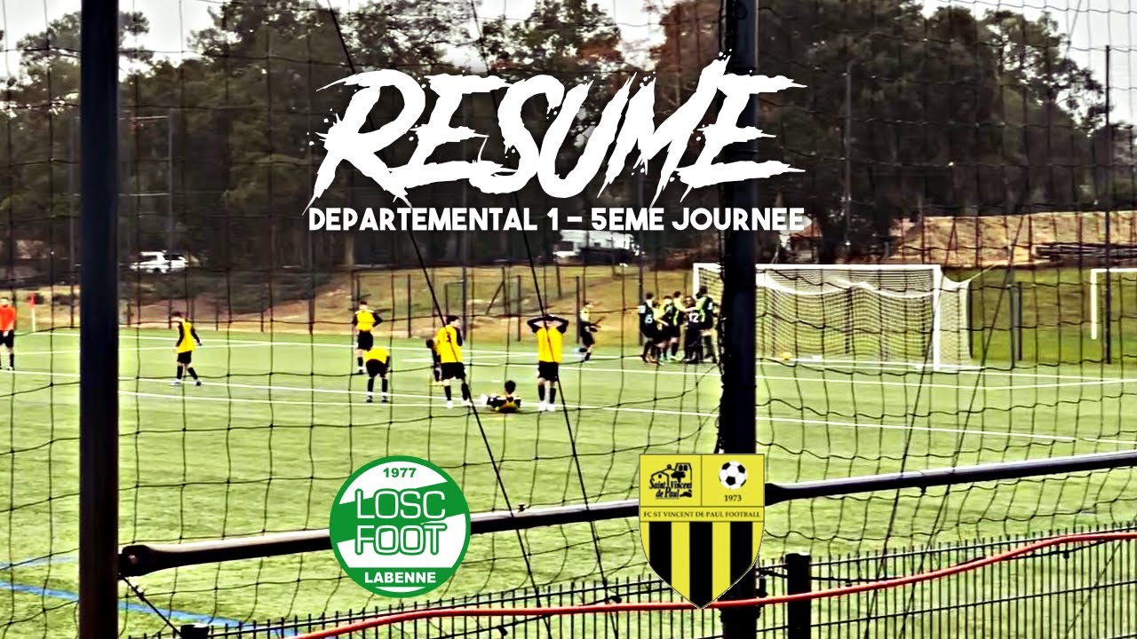 RESUME 5EME JOURNEE DEPARTEMENTAL 1 U18 LABENNE OSC - POUY FC (11/03/2023)