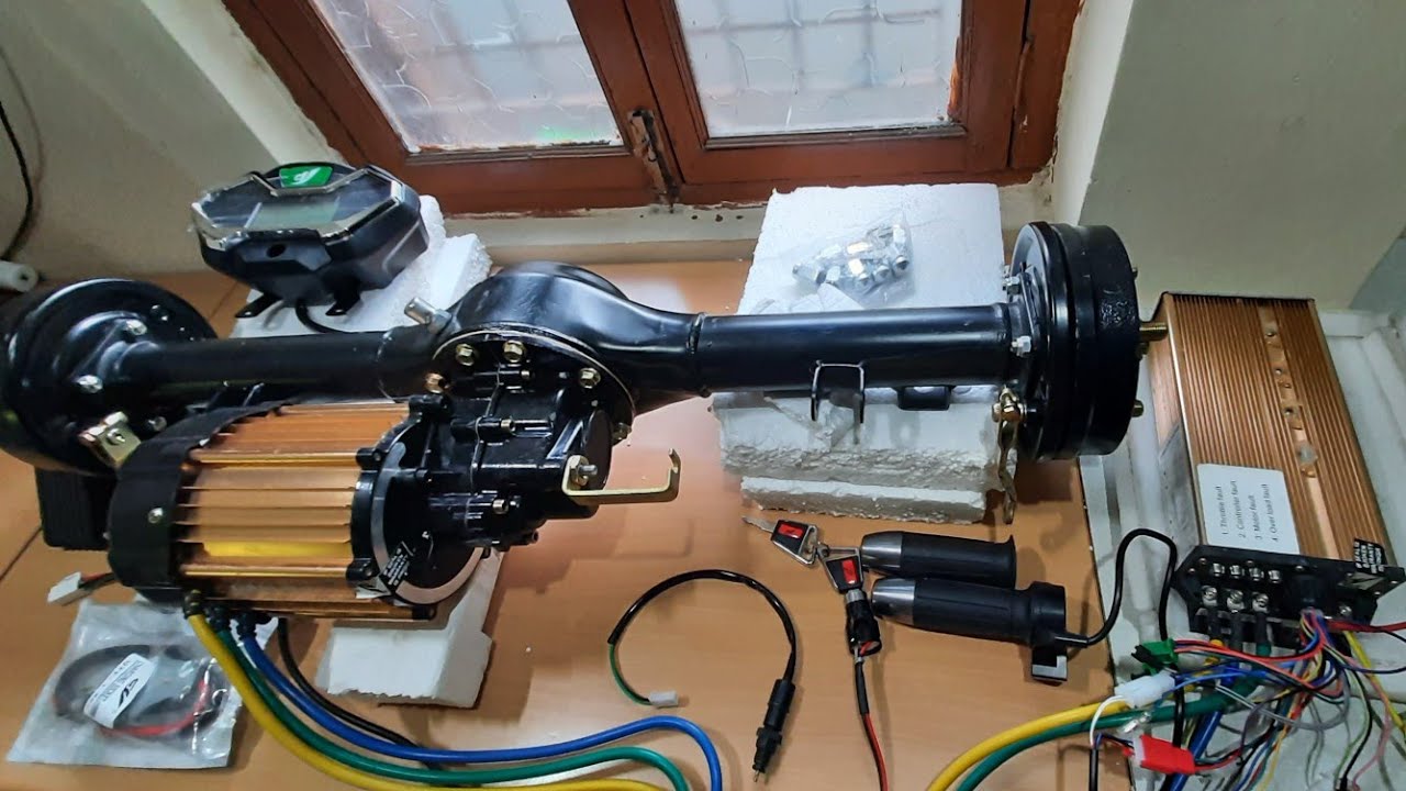 72V 2KW BLDC MOTOR , CONTROLLER AND DIFFERENTIAL KIT 35