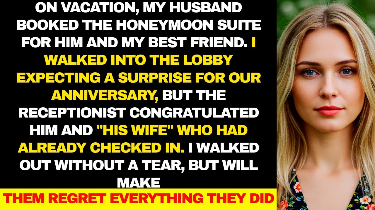 On Vacation, My Husband Booked the Honeymoon Suite Without Me —When I Saw Him At the Hotel, I...