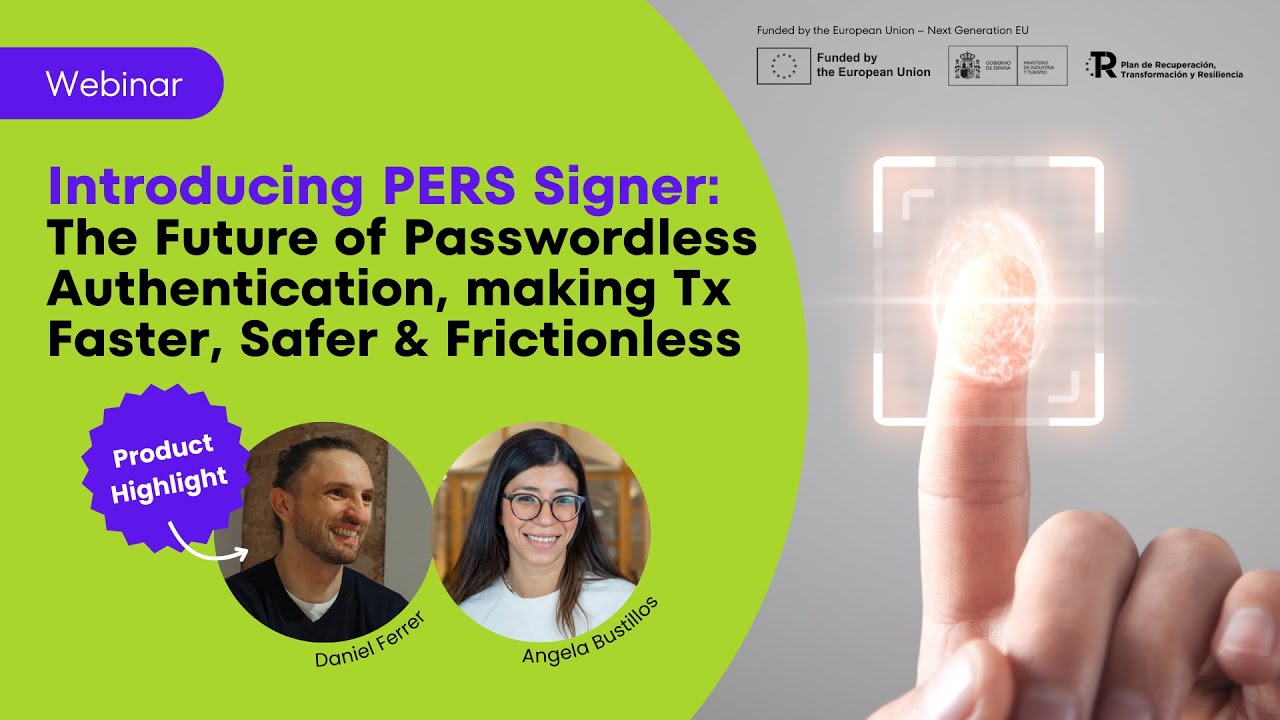 PERS Signer: The Future of Passwordless Authentication, making Tx Faster, Safer & Frictionless