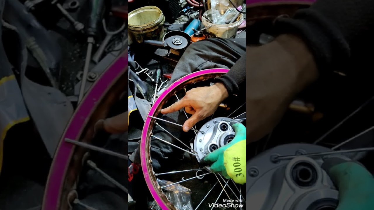 تسليك سيم رنك دراجه ايراني خلفي