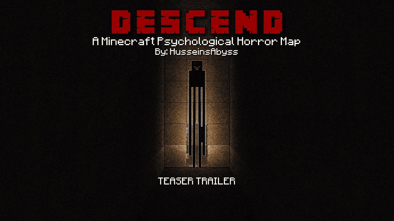 DESCEND | A Minecraft Psychological Horror Map | Teaser Trailer
