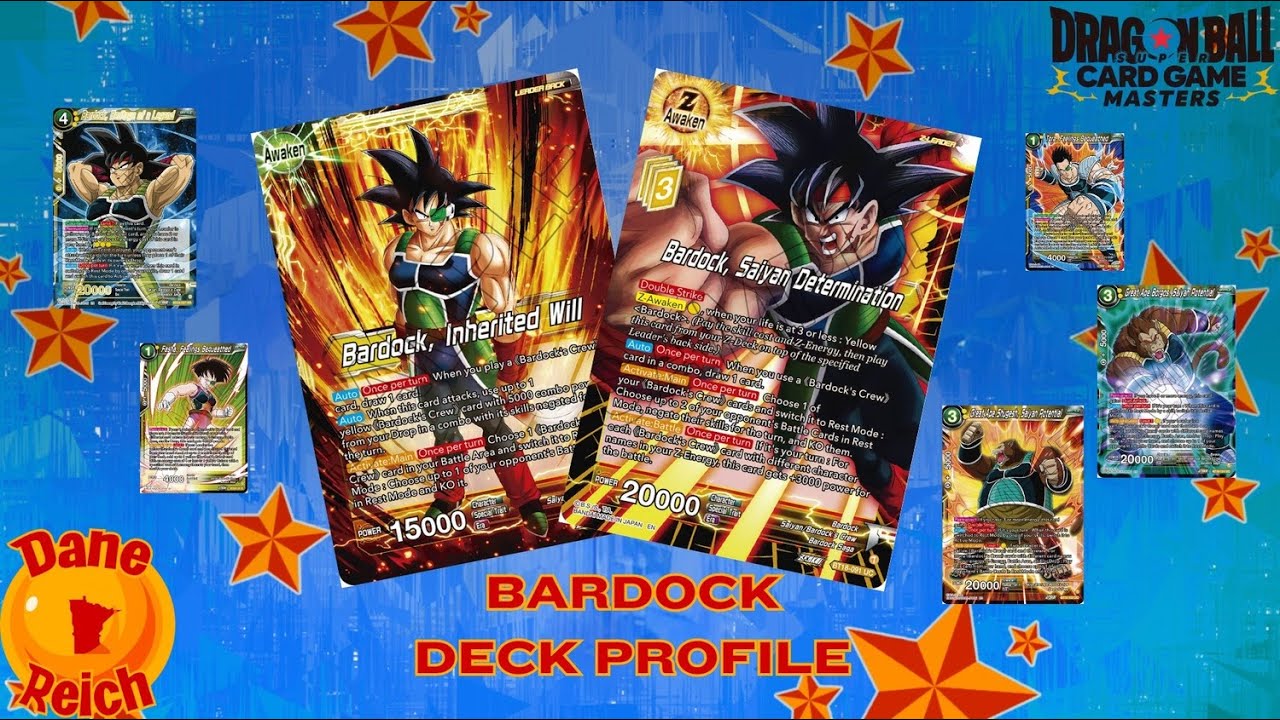 Can Bardock Stop Frieza?! Don't Look At Canon | Dragon Ball Super Card Game Masters Deck Profile