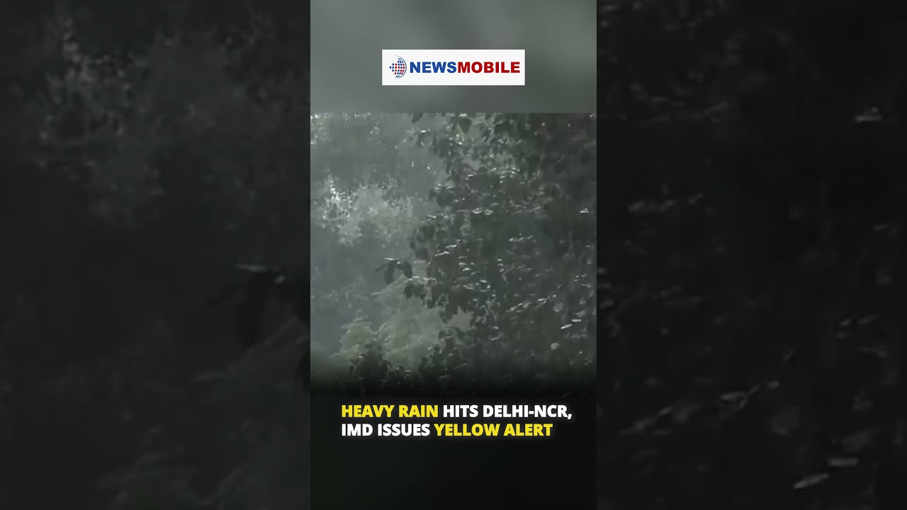 Heavy Rain Hits Delhi-NCR, IMD Issues Yellow Alert
