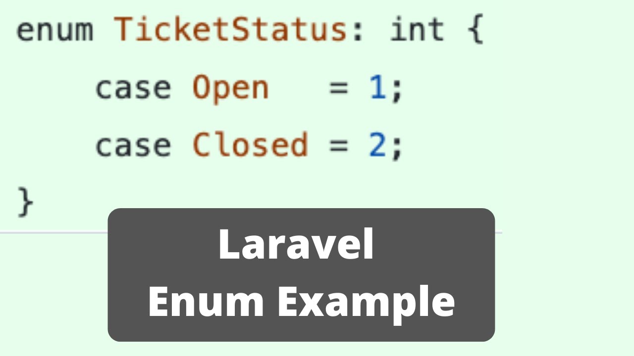 Enum PHP 8.1 Classes in Laravel: Practical Example