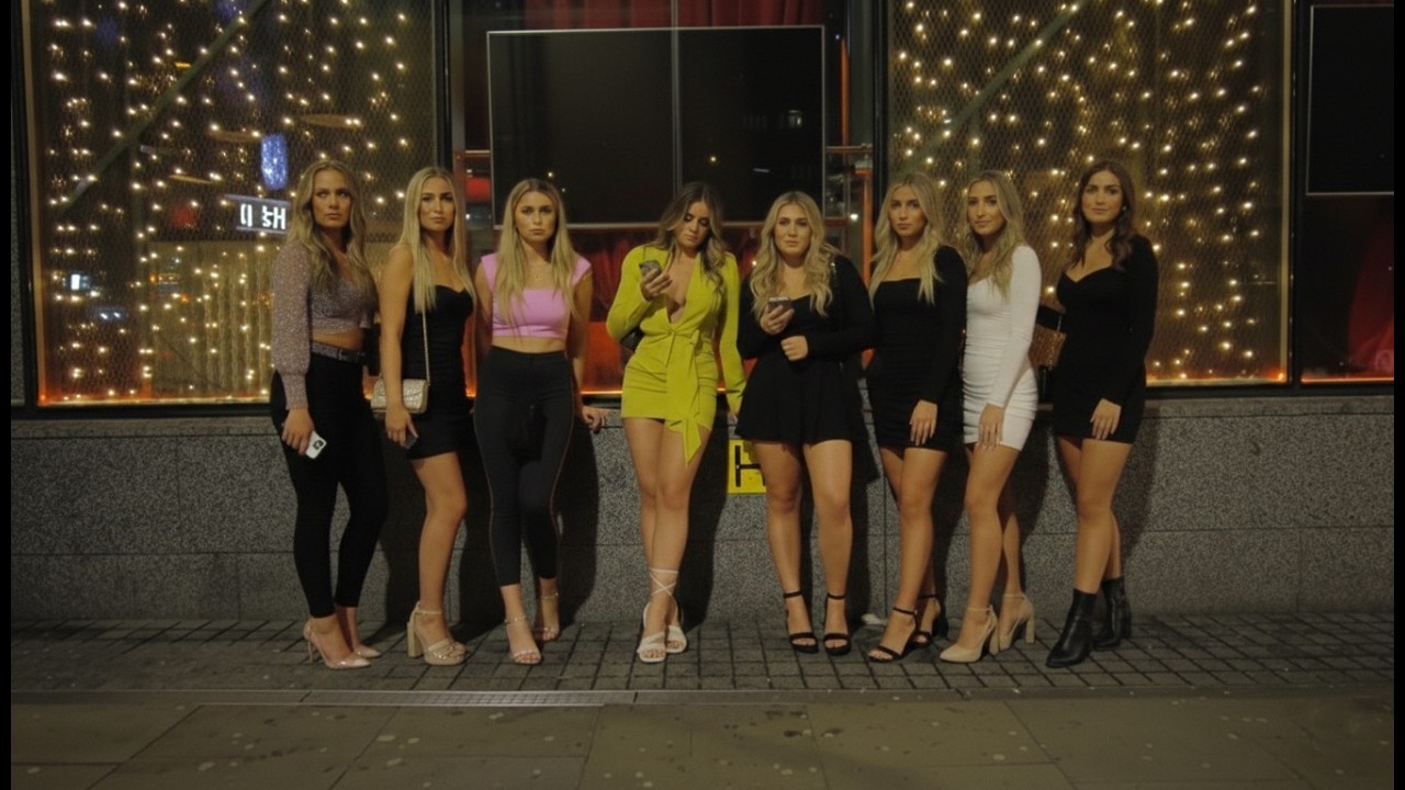 Manchester Nightlife 4K – Wild Scenes & English Girls After Dark | Must See Party Moments