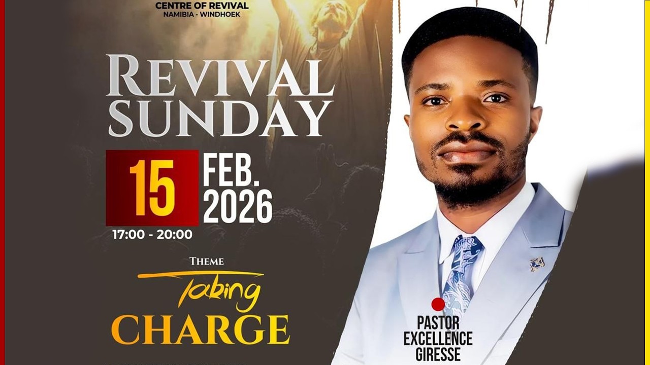 REVIVAL SUNDAY | TAKING CHARGE | 15 FEB 2026 | PST EDEN