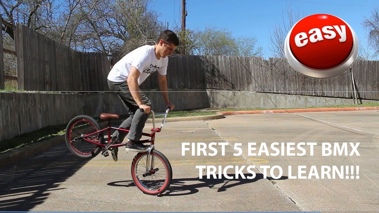 FIRST 5 EASIEST BEGINNER BMX TRICKS!! (MOST IN DEPTH!)