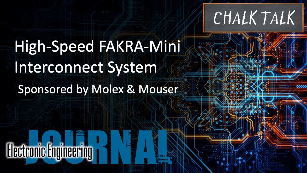 Высокоскоростная система межсоединений FAKRA-Mini — Molex и Mouser Electronics