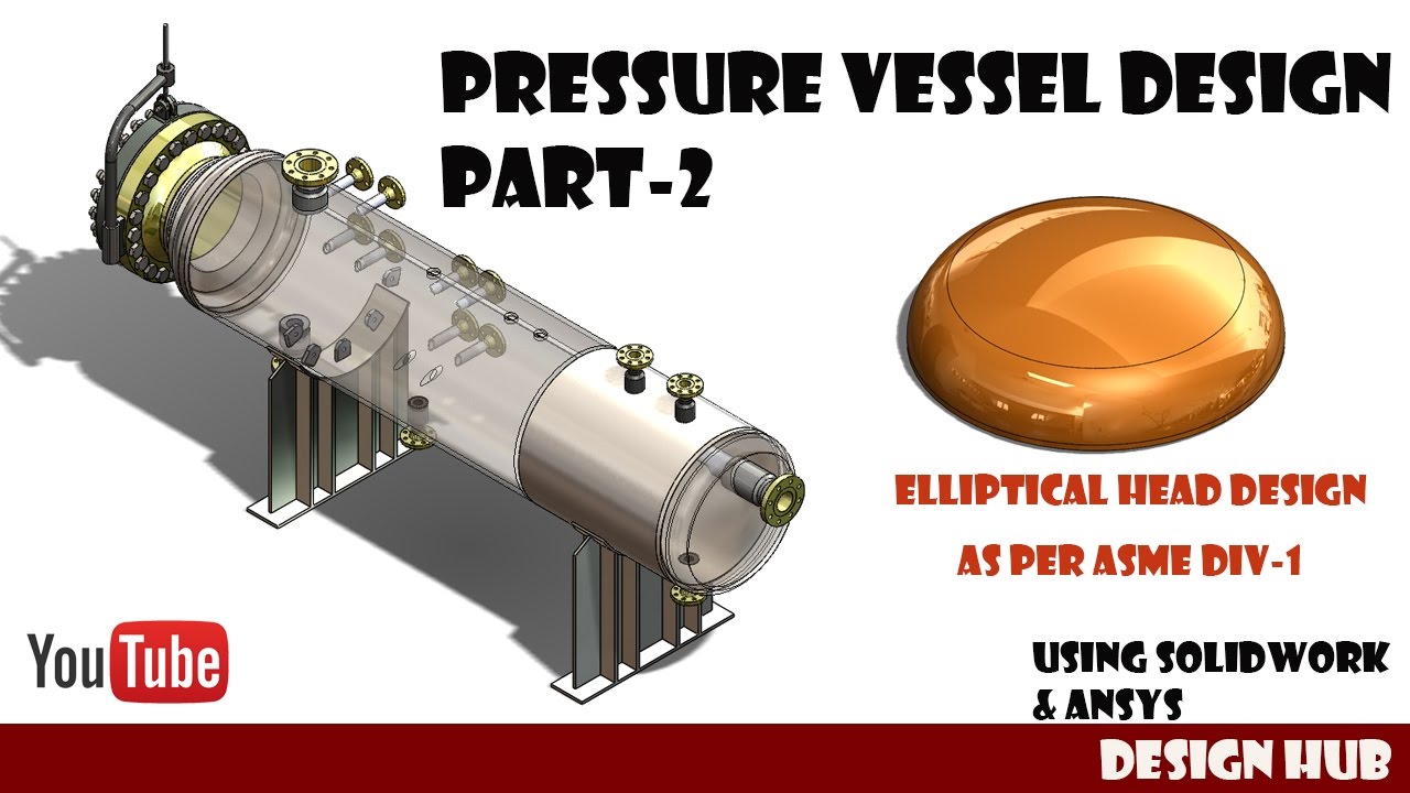 Pressure vessel design part-2 Elliptical head design as per asme div-1