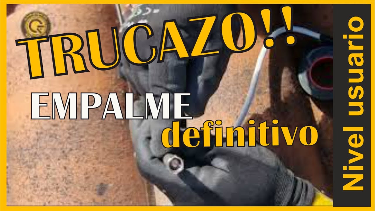 EMPALMAR ⏰ el CABLE de ANTENA TV en ✅ 2 PASOS | SIN PERDIDAS | ☔APTO EXTERIOR 💧| ECONOMICO | 2022 |