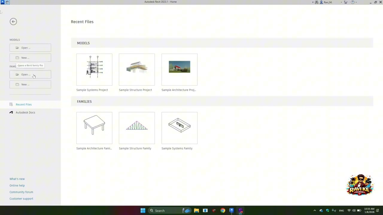 REVIT TUTORIAL FOR BEGINNER| ravi ke vlogs 