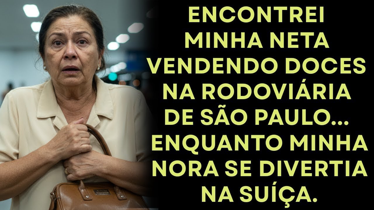Encontrei Minha Neta Vendendo Doces na Rodoviária de São Paulo, Enquanto Minha Nora Curtia na Suíç