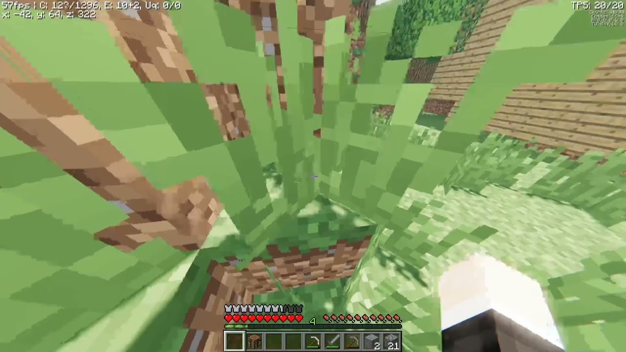 Minecraft episódio #10 comecei a construir a plantação 