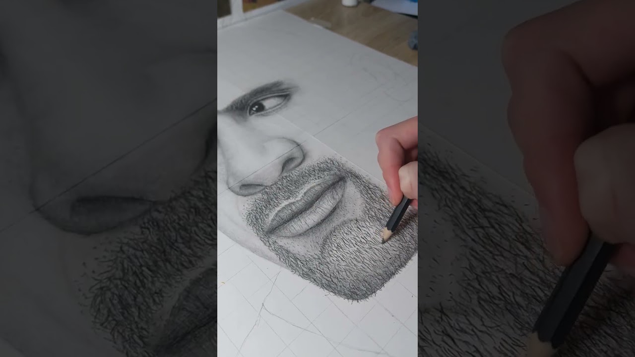 How to draw a beard✏️🤎