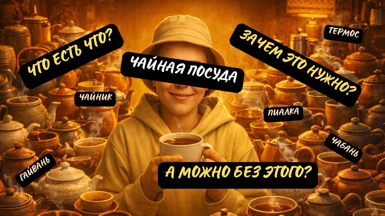Обзор чайной посуды. Все самое необходимое.
