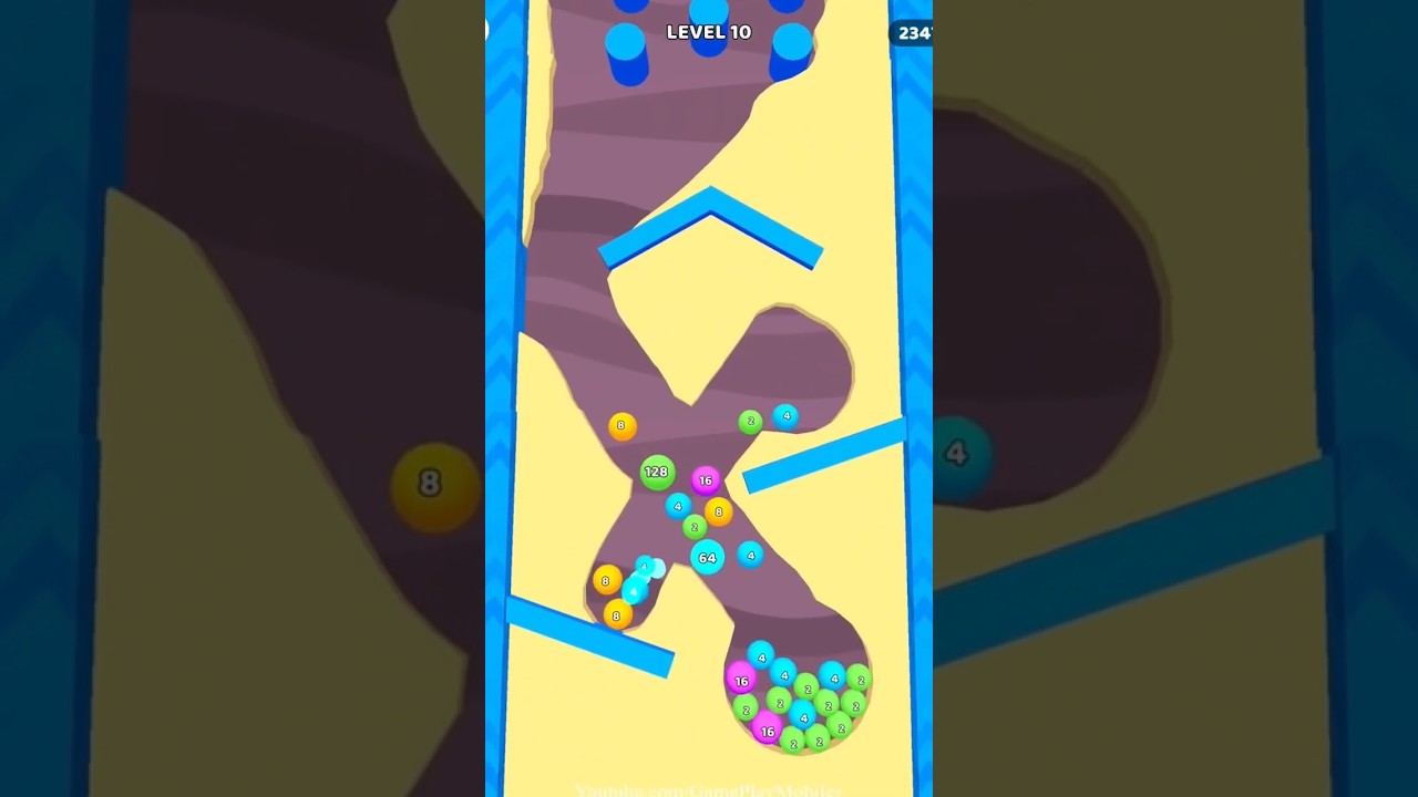 Sand Balls 2048 Puzzle Games (ios) level10