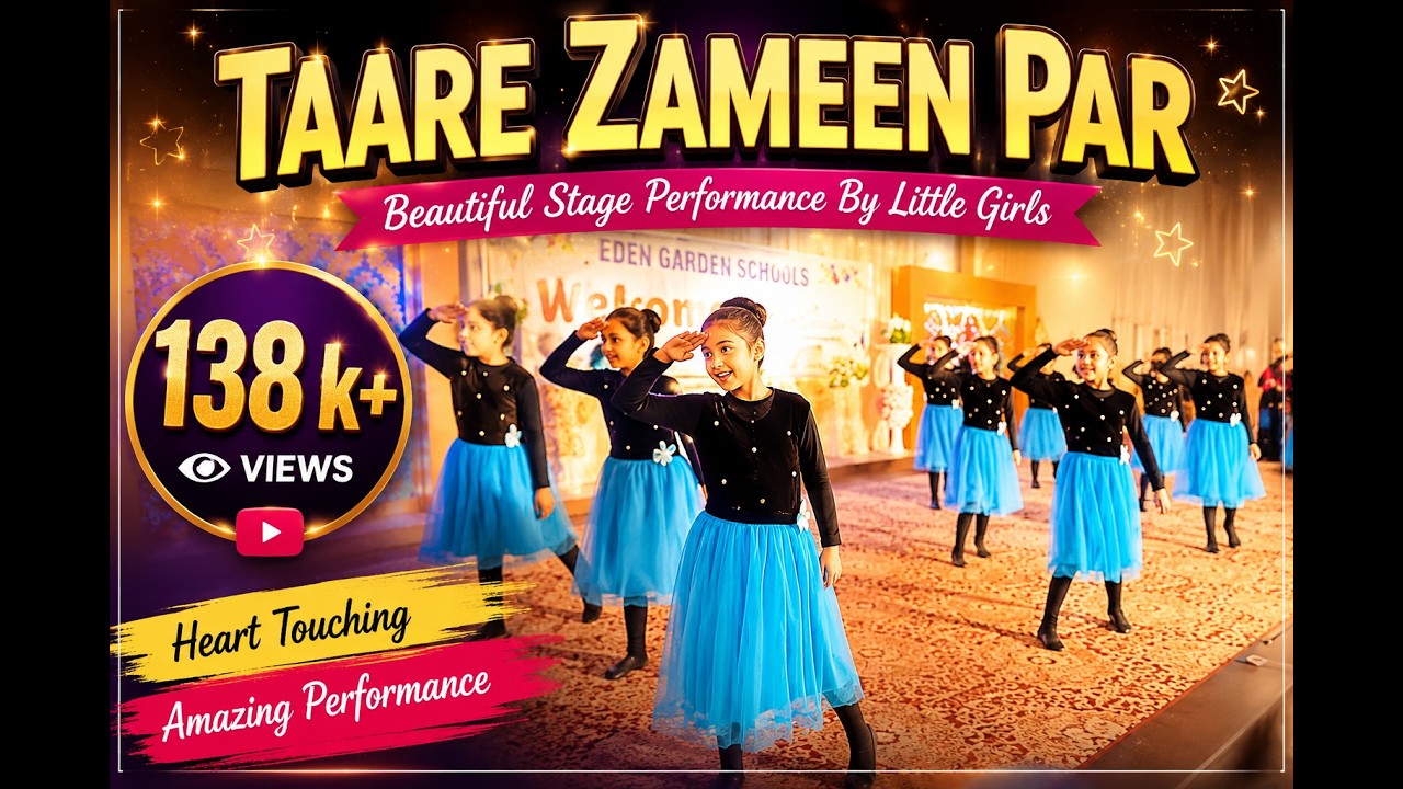 Taare Zameen Par || Beautiful Stage Performance By Little Girls