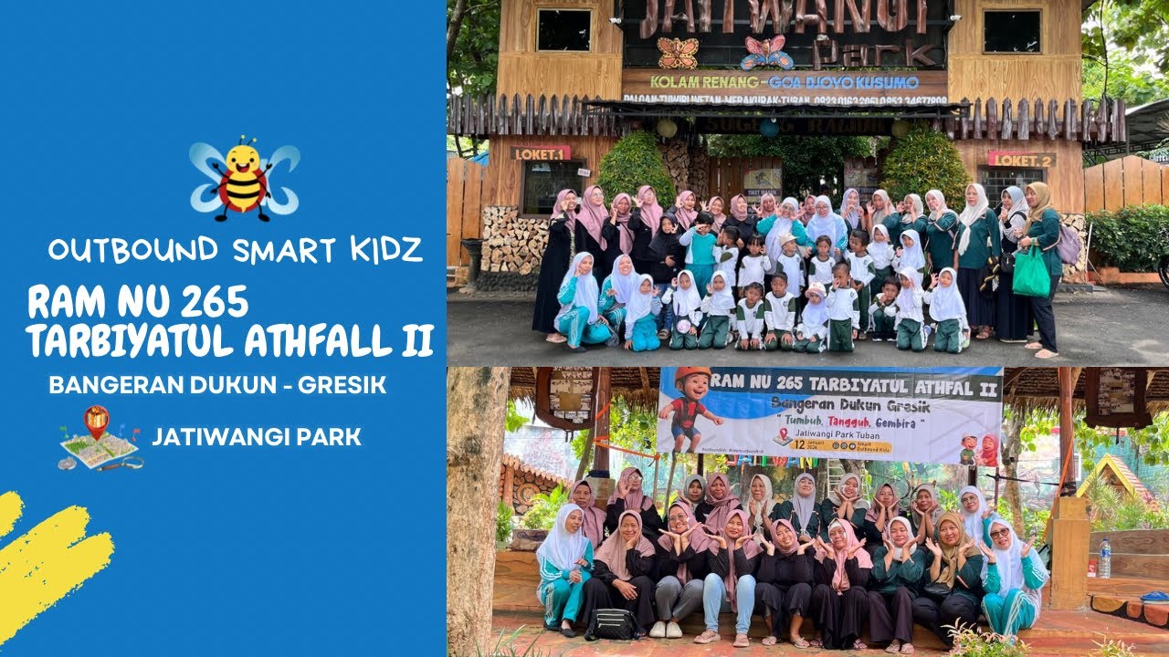 Outbound Anak RAM NU 265 Tarbiyatul Athfal ll Bangeran Dukun Gresik di Jatiwangi Park