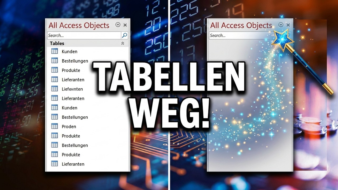 Navigationsbereich So versteckst du sensible Tabellen elegant | #Access #tips 18968 | #Tutorial